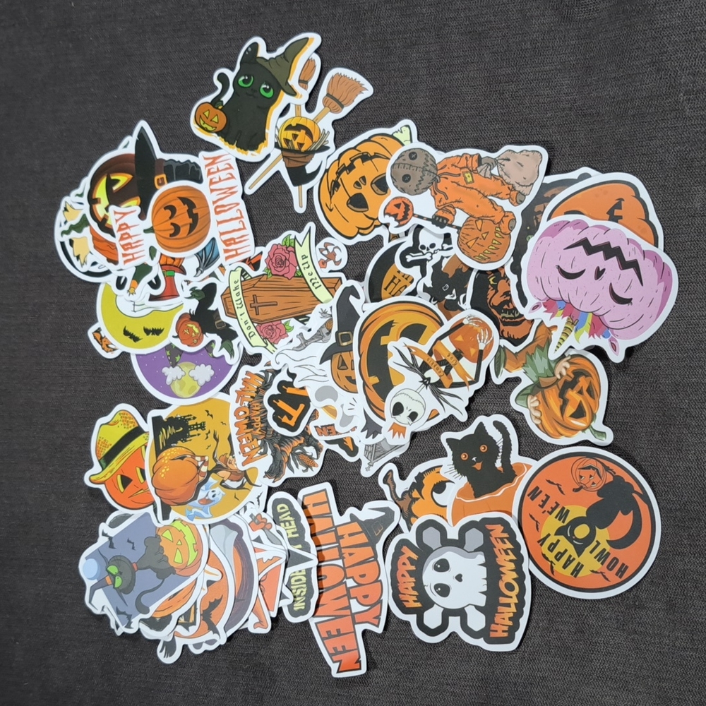 2/$5 Bellśche 25 Pack Misc. Halloween #2 Themed Stickers NEW SEALED